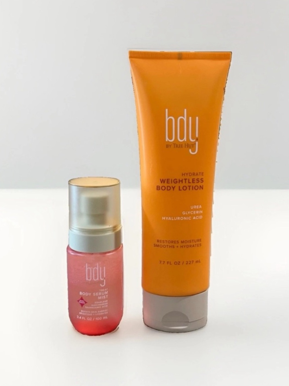 BDY by TREE HUT Body lotion & Serum Anti Aging Bundle